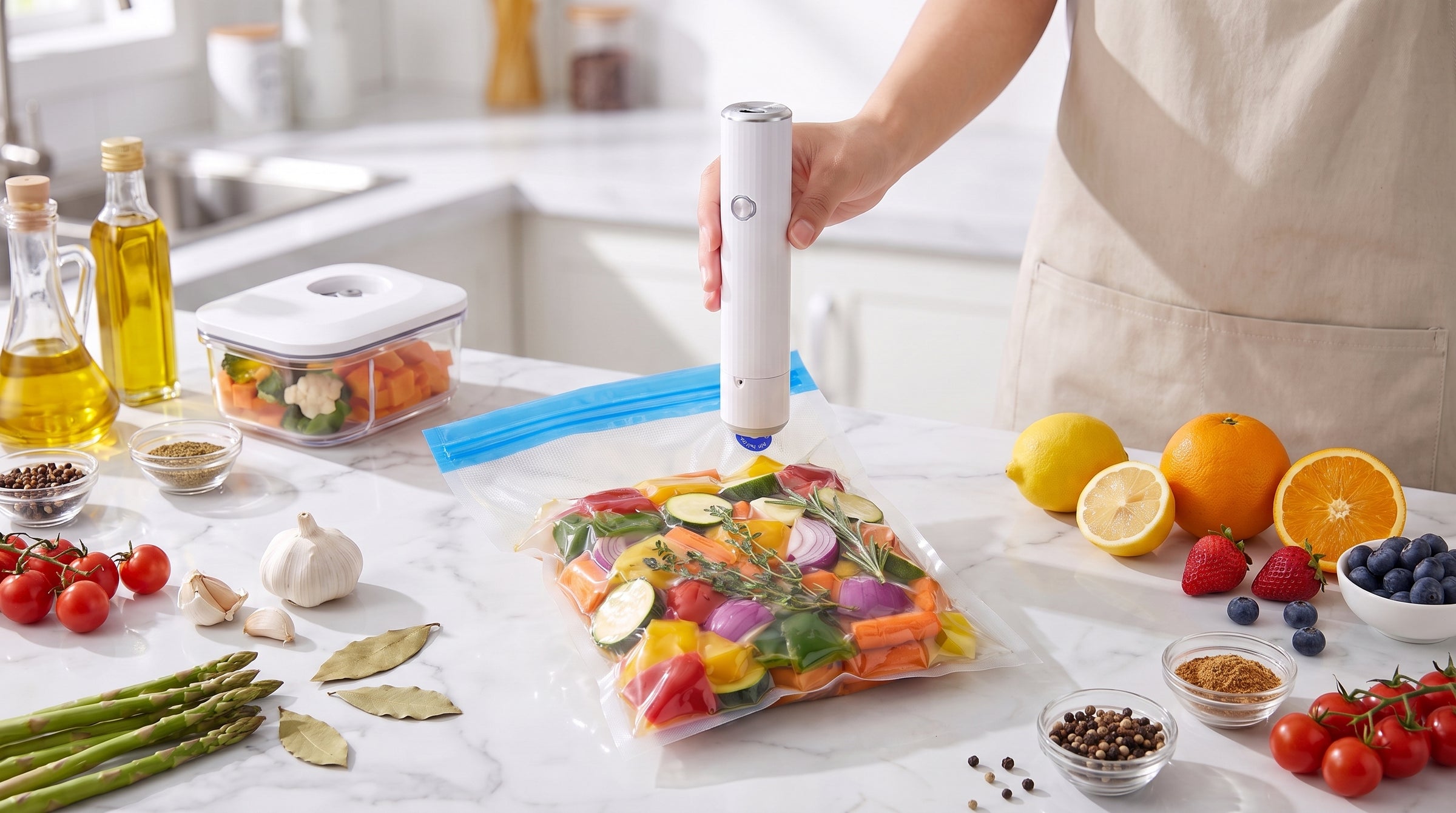 Scéllez vos aliments sous vide en seulement 4 étapes